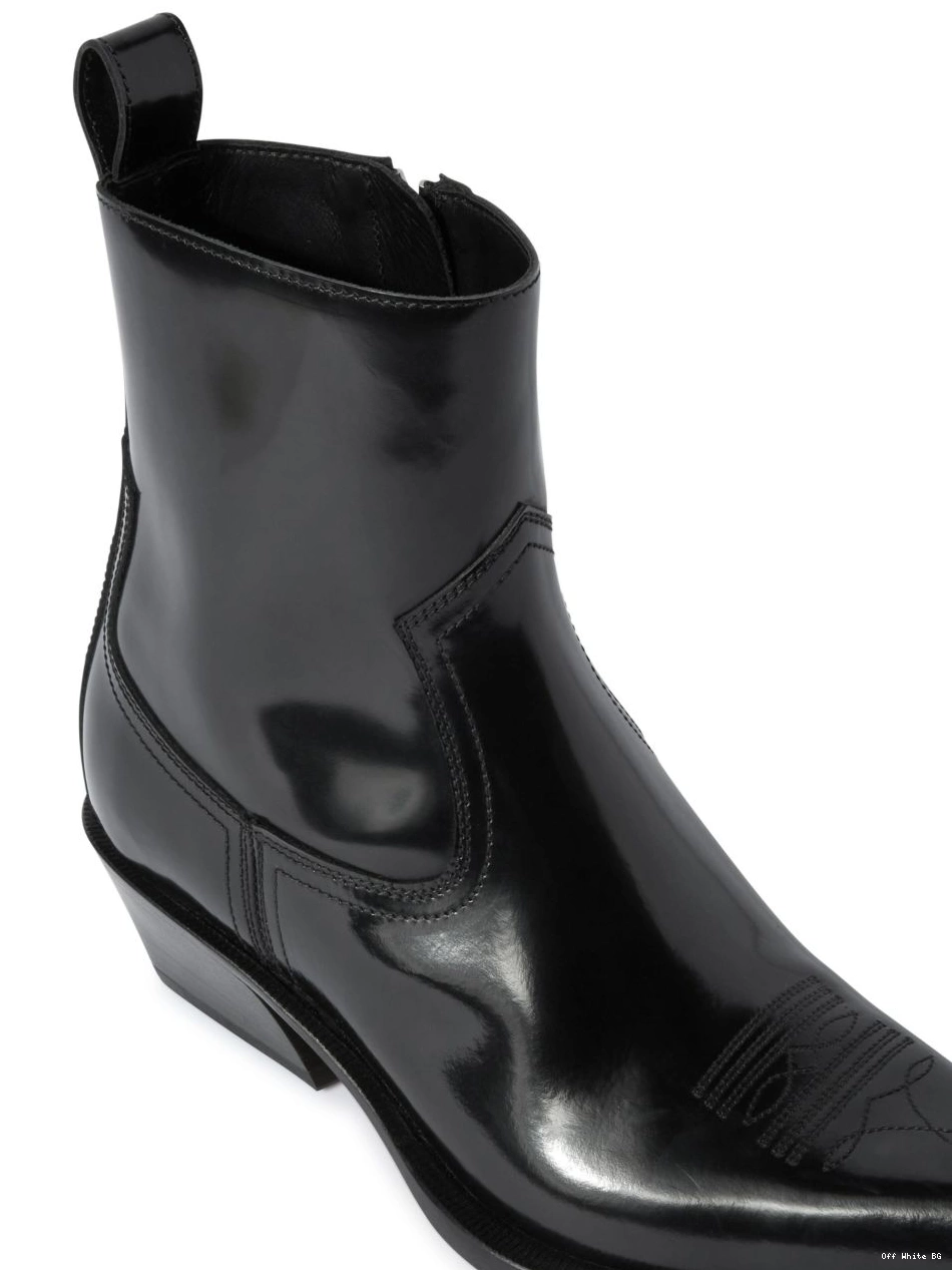 Cheap Women boots Off-White ankle Blade Western 0415